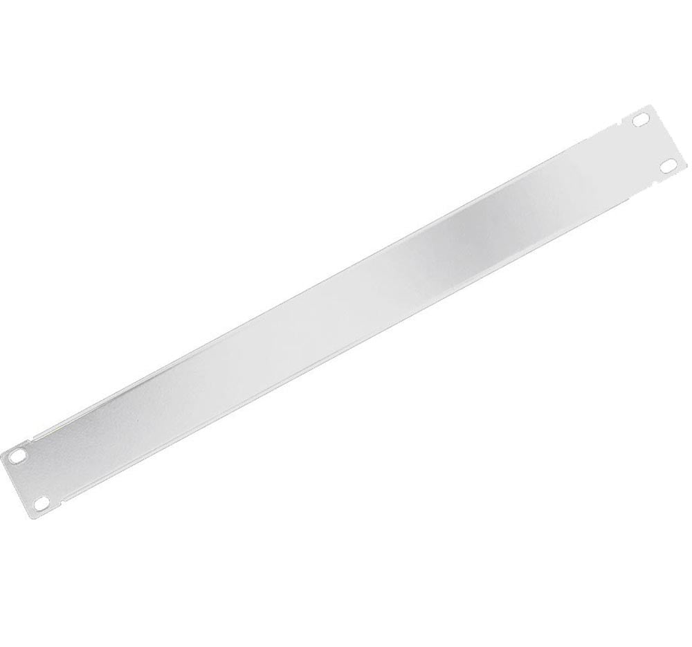 Pannello Cieco 1 HE per Armadio 10" Grigio Chiaro