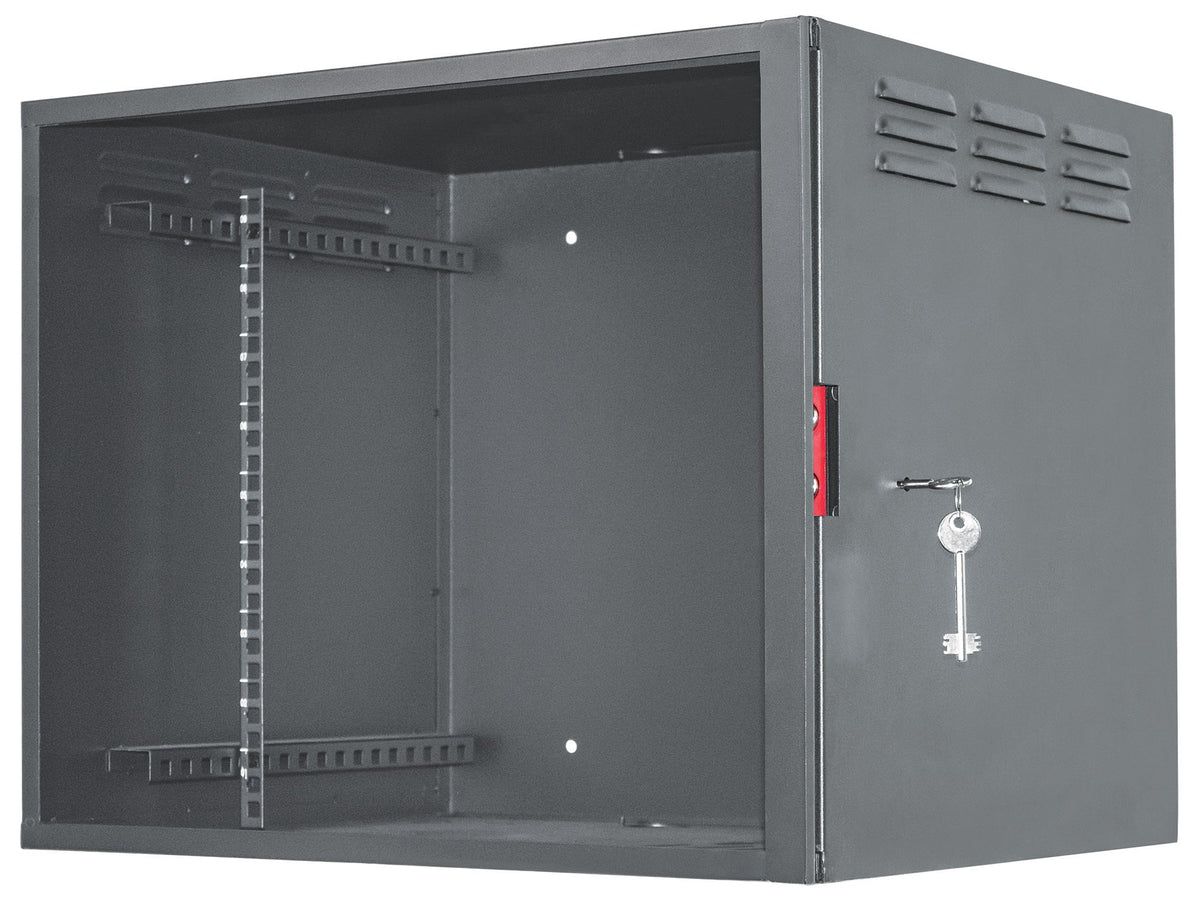 Armadio Rack 19" a muro 9unità con serratura di sicurezza
