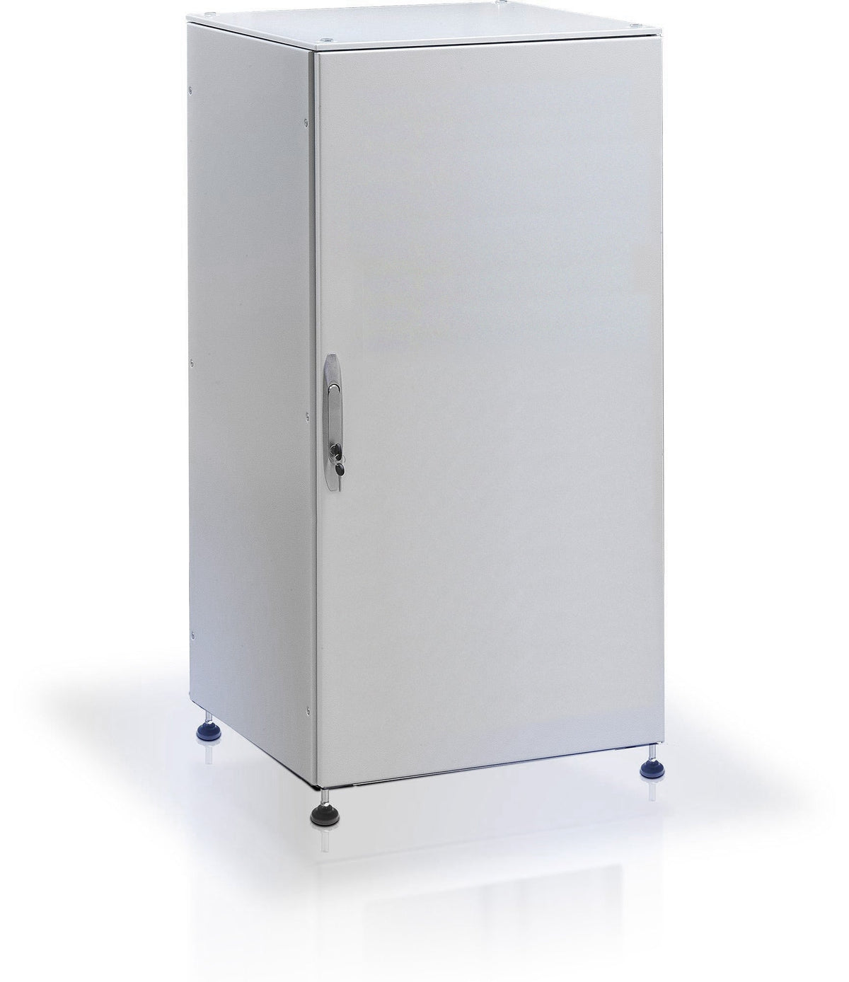 Armadio rack 19" a pavimento 25U grigio IP55 porta cieca prof. 800 mm