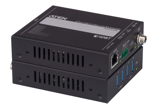 Estensore USB 3.0 Gen. 1 CAT 6A a 4 porte (100 m), UCE33100
