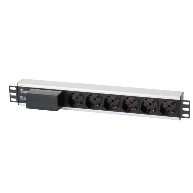 Multipresa 6 Posti da Rack 19" con Magnetotermico Spina Italiana Cavo 3 metri 1U