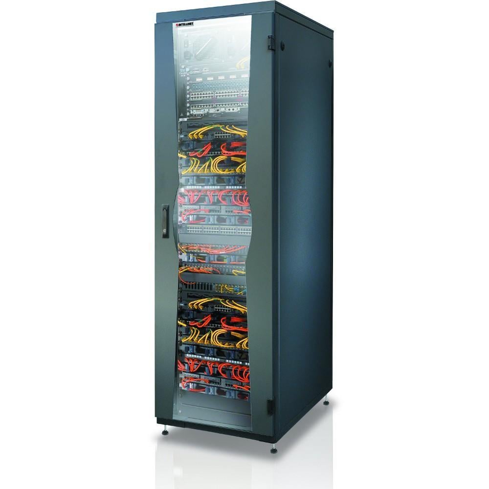 Armadio NetRack 19" 600x800 33 Unità Nero da Assemblare INTELLINET