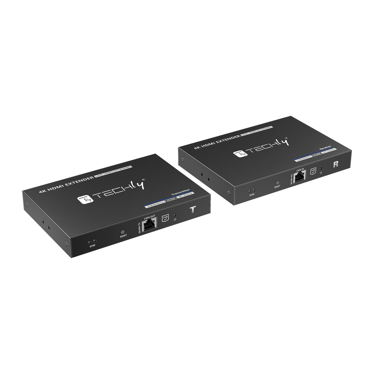 KVM HDMI 4K@60Hz Extender Cavo Cat.6/6A/7 Point to Point Fino a 70m Nero
