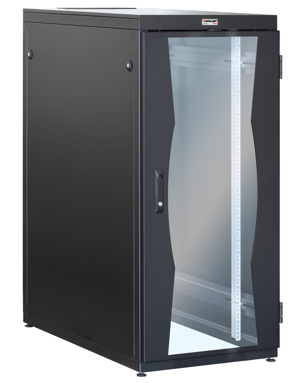 Armadio NetRack 19" 600x1000 27 Unità Nero da Assemblare