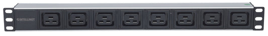Multipresa montaggio a rack 19" 1U 8 uscite C19 Spina Italiana