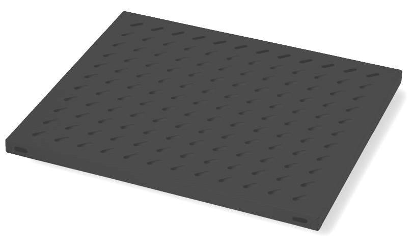 Mensola per rack 19" 530 mm Nera 4 punti
