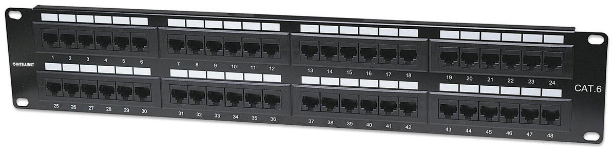Pannello Patch UTP 48 posti RJ45 cat. 6