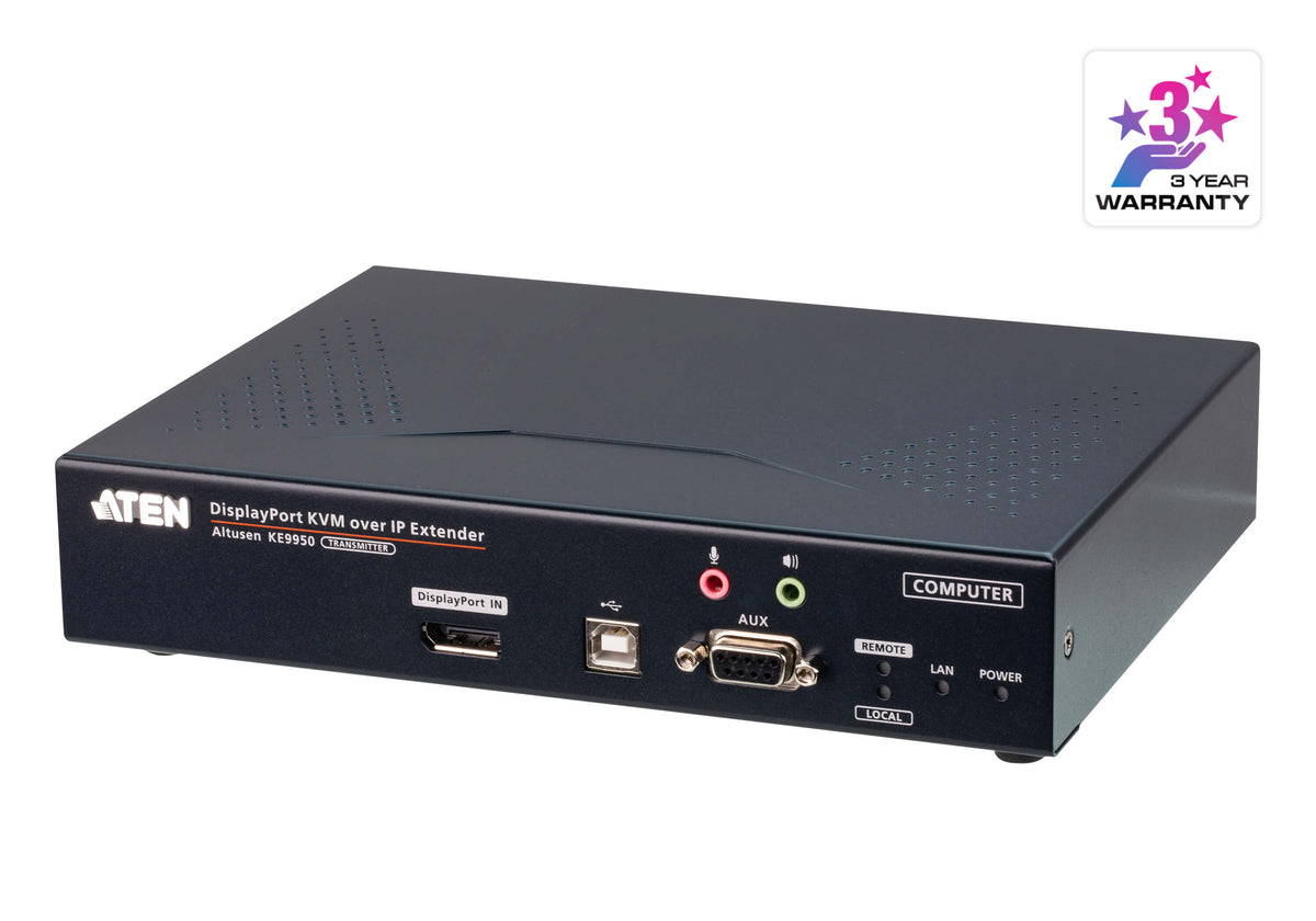 Trasmettitore KVM over IP 4K DisplayPort Display Singolo, KE9950T
