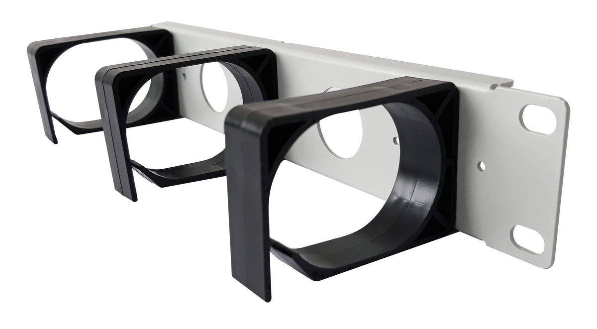 Pannello Passacavi 1U per Armadio 10" Grigio
