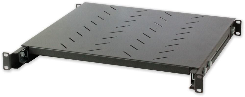 Mensola per Rack 19" Estraibile da 1H 415mm Nero