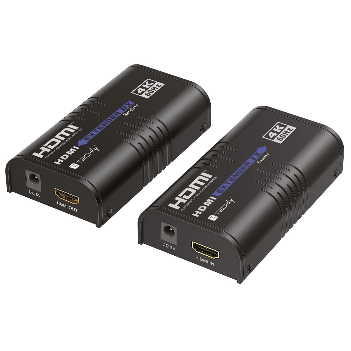 Extender HDMI over IP 4K@60Hz su Cavo Cat.6 fino a 120m