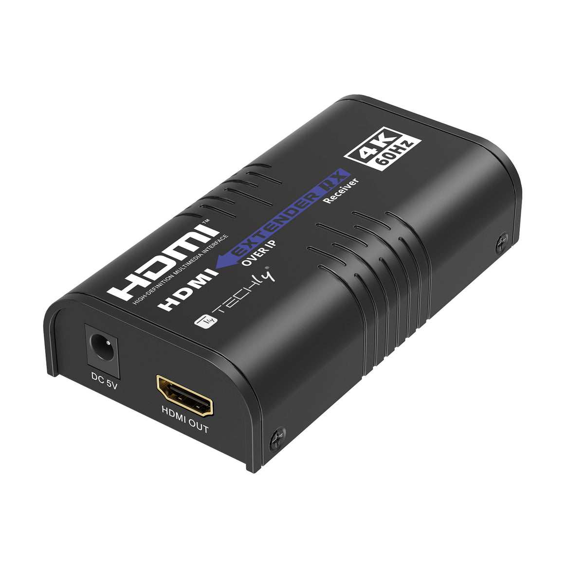 Ricevitore HDMI over IP 4K@60Hz Cavo Cat.6/6A/7 Fino a 120m