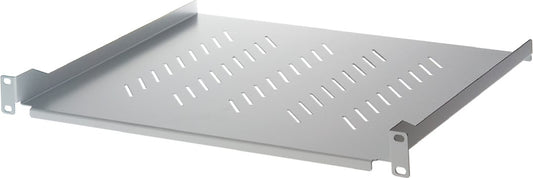 Mensola per Rack 19'' 400 mm 1U Grigia 2 punti