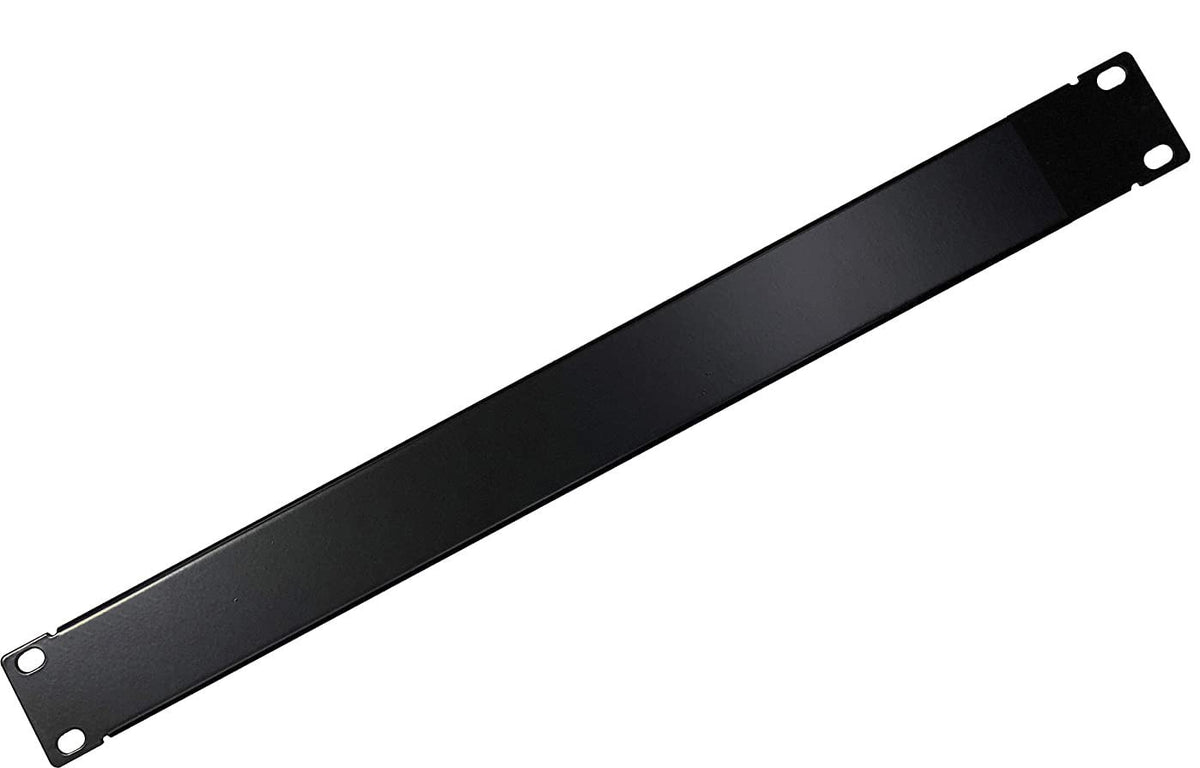 Pannello Cieco 1 HE per Armadio 10" Nero
