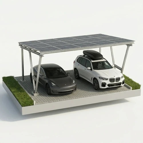 Pensilina fotovoltaica Synerga VICA GPV-105-02 per 2 veicoli