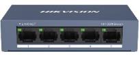 Hikvision DS-3E0105-O - 10/100 CASE METALLICO - SOHO