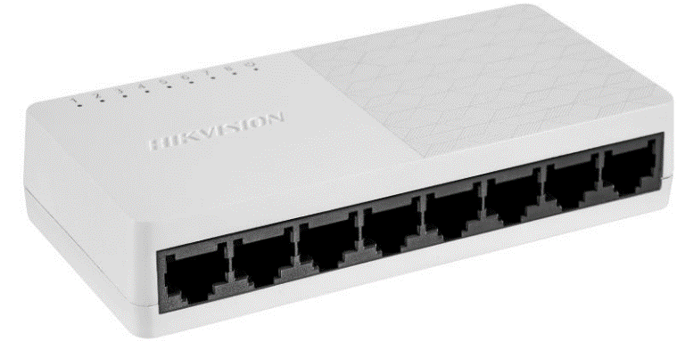 Hikvision DS-3E0108D-O - 10/100 PLASTICO