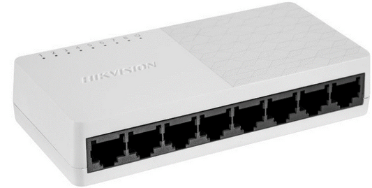 Hikvision DS-3E0108D-O - 10/100 PLASTICO