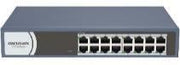 Hikvision DS-3E0116R-O - 10/100 CASE METALLICO - SOHO