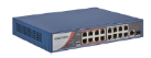 Hikvision DS-3E0318P-E/M - 10/100 POE METALLICO + 1 GIGABIT COMBO