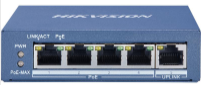 Hikvision DS-3E0505P-E - SWITCH GIGABIT POE