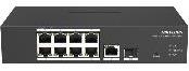 Hikvision DS-3T1310P-SI/HS - INDUSTRIALE 10/100 POE DIN + UPLINK GIGABIT SMART MANAGED