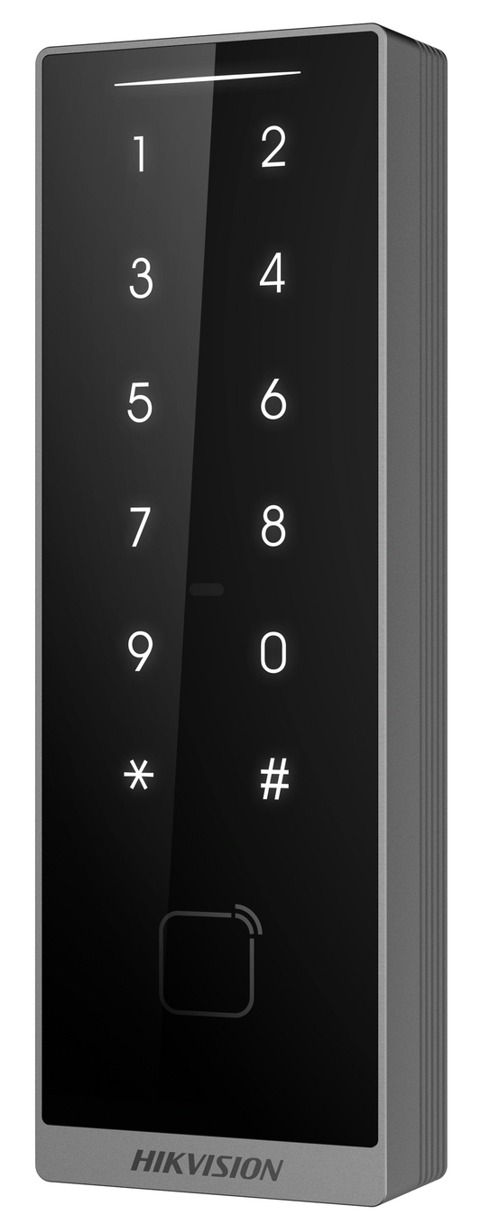 Hikvision DS-K1105EMKB - LETTORE TESSERE E/M CARD BLUETOOTH TASTIERA INTEGRATA