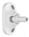 Hikvision DS-PDB-IN-UNIVERSALBRACKET - STAFFA A PARETE RIVELATORI INTERNI