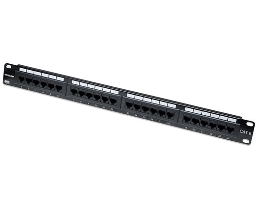 Pannello Patch UTP 24 posti RJ45 cat. 6
