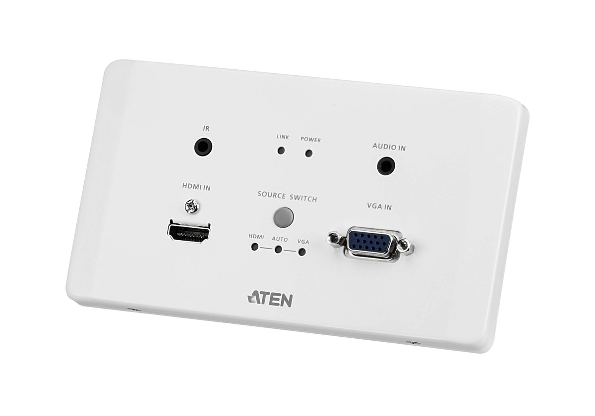 Trasmettitore HDBaseT HDMI VGA Piastra da Parete 4K a 100m, VE2812AEUT