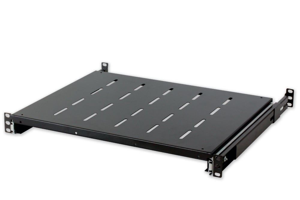Mensola per Rack 19" Estraibile 550mm Nera