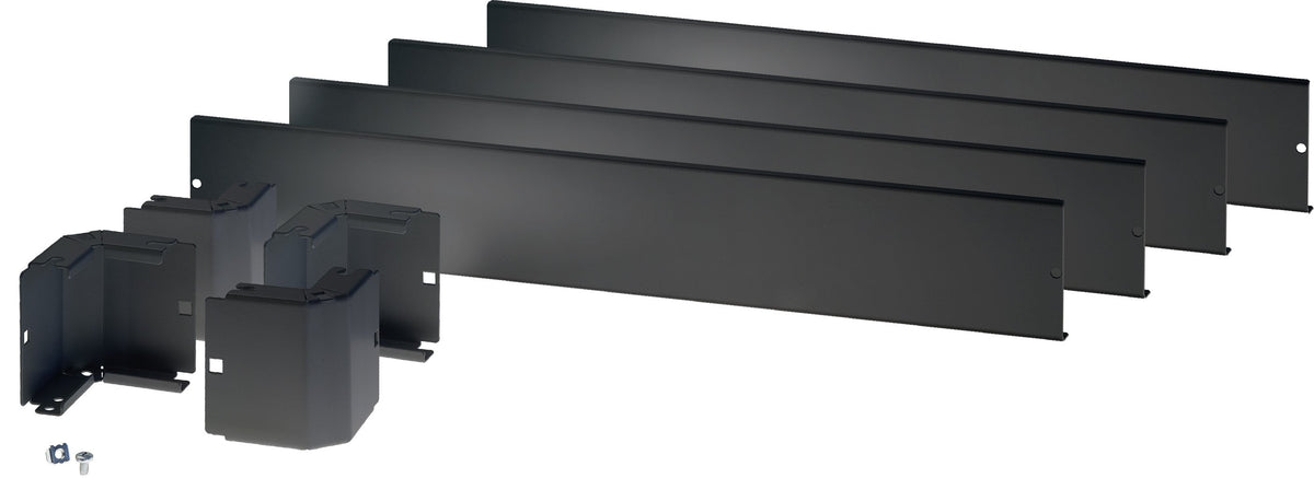 Zoccolo 800 x 800 mm per Armadi Rack Nero