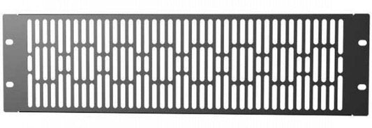 Pannello di Chiusura Ventilato 3U Nero per Rack Audio Video
