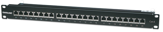 Pannello Patch STP 24 posti RJ45 Cat. 6