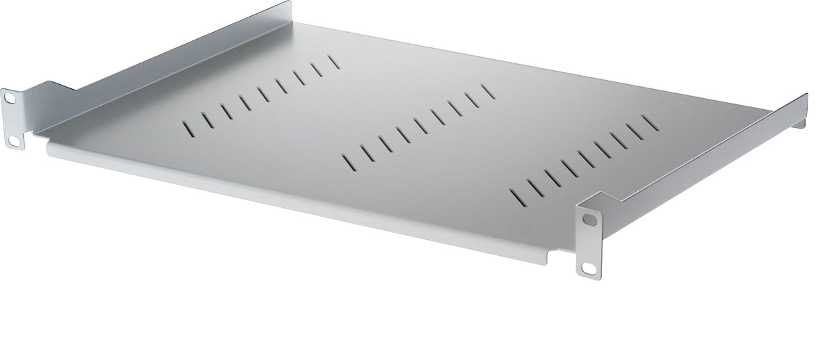 Mensola per Rack 19'' 350 mm 2U Grigia 2 punti