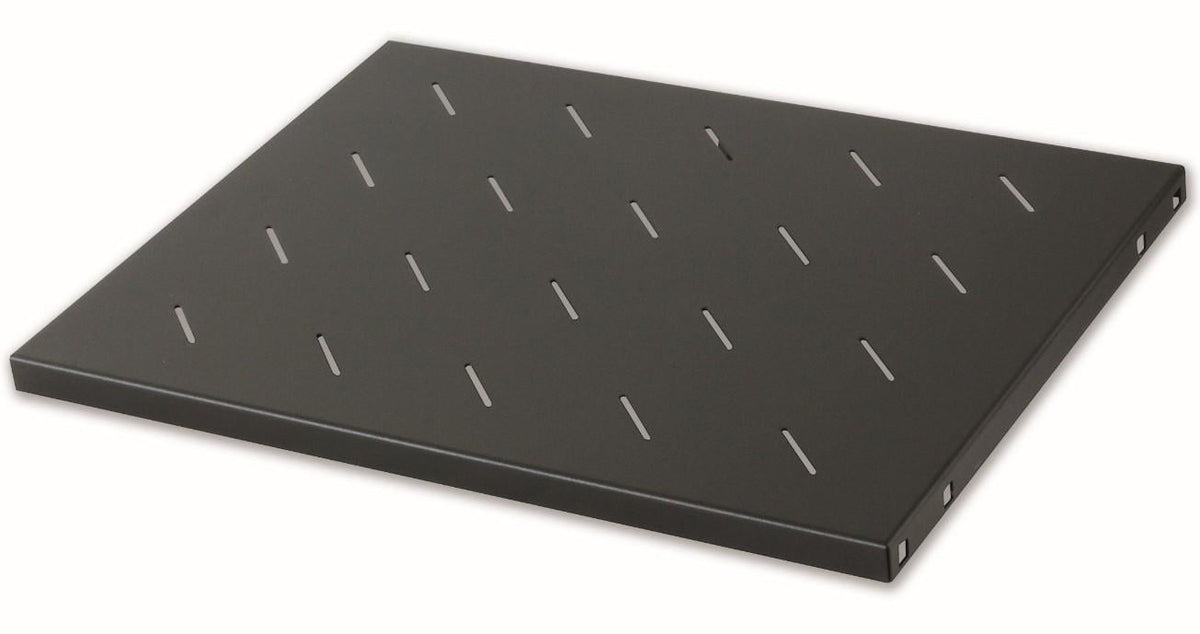 Mensola per rack 19" 345 mm Nera 4 punti
