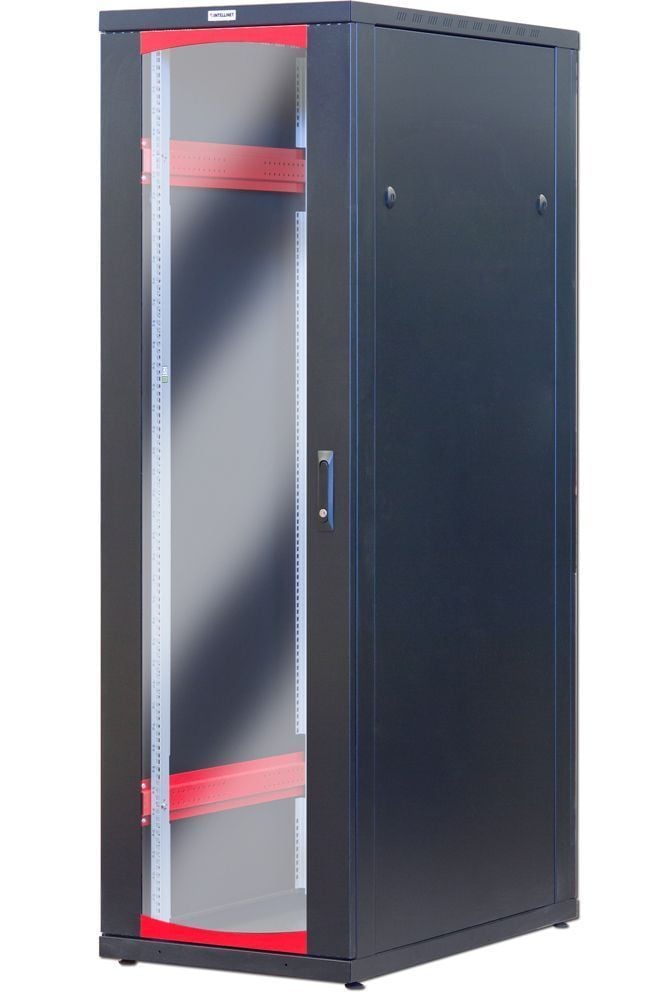 Armadio Server Rack 19" 600x1000 42 Unita' Nero serie Ideal