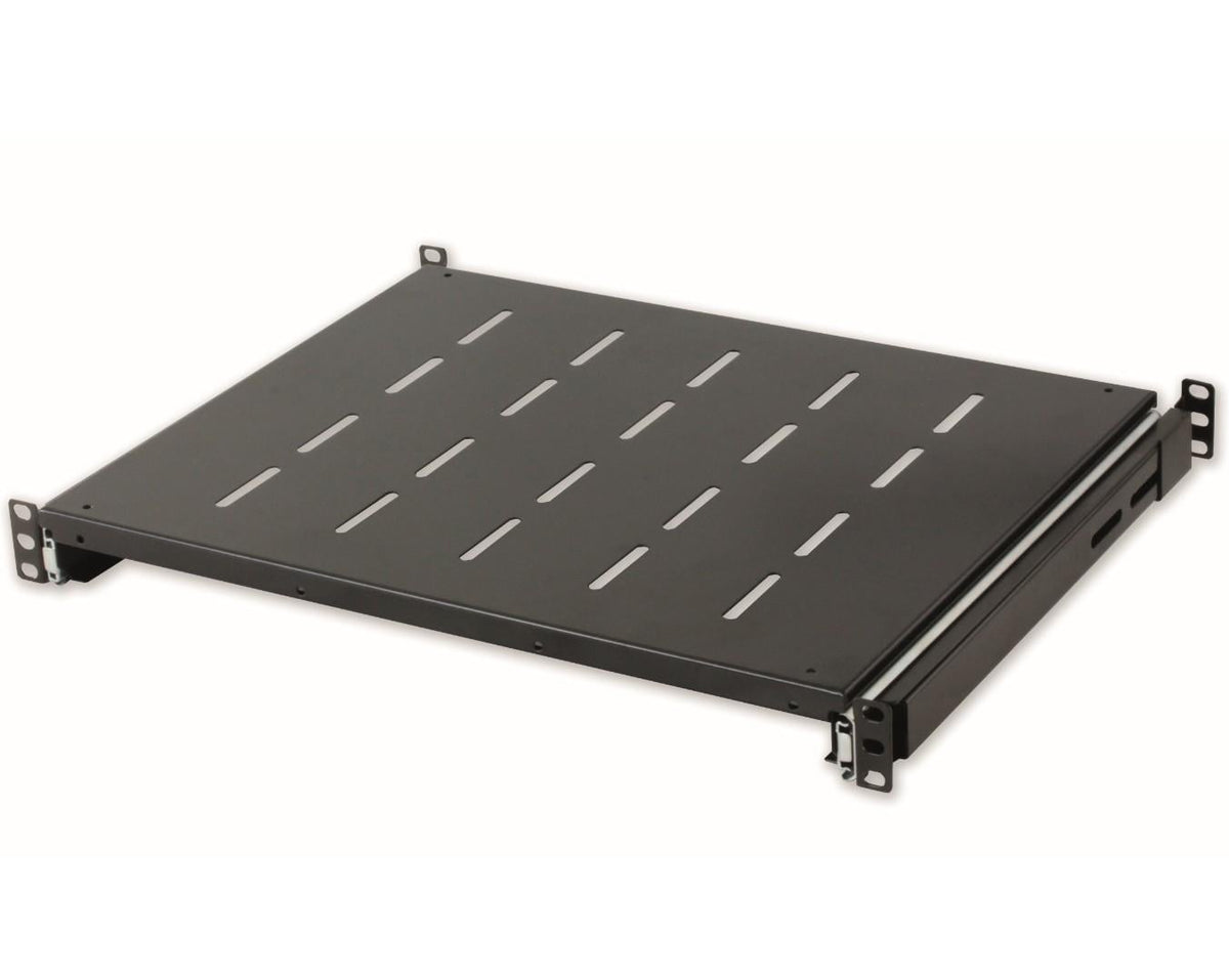 Mensola per Rack 19" Estraibile 350mm Nera
