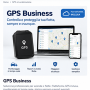 GPS Business Powernet con piattaforma di localizzazione per flotte