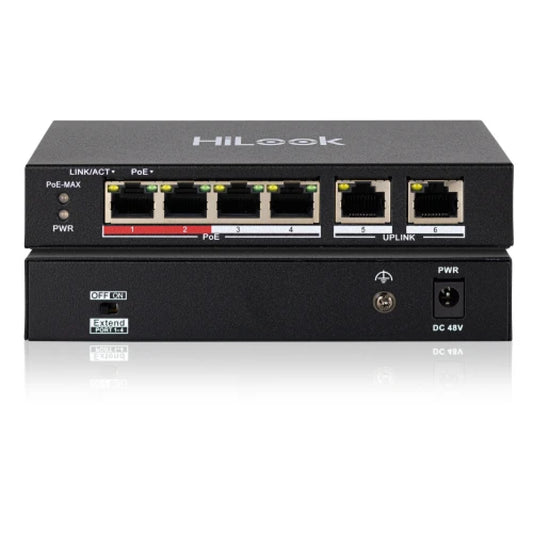 HiLook NS-0106P-35 switch PoE 6 porte