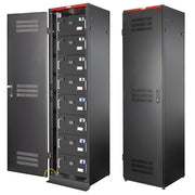 Armadio Rack 19" 600x600 20U per Batterie Fotovoltaico Nero TECHLY PROFESSIONAL