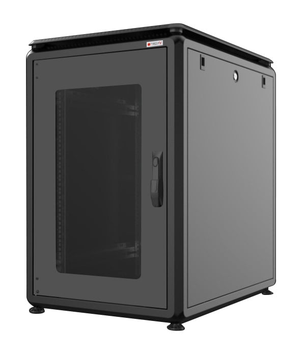 Armadio Rack 19" 600x800 16 Unità Nero serie Evolution TECHLY PROFESSIONAL
