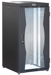 Armadio NetRack 19" 600x600 24 Unità Nero da Assemblare INTELLINET