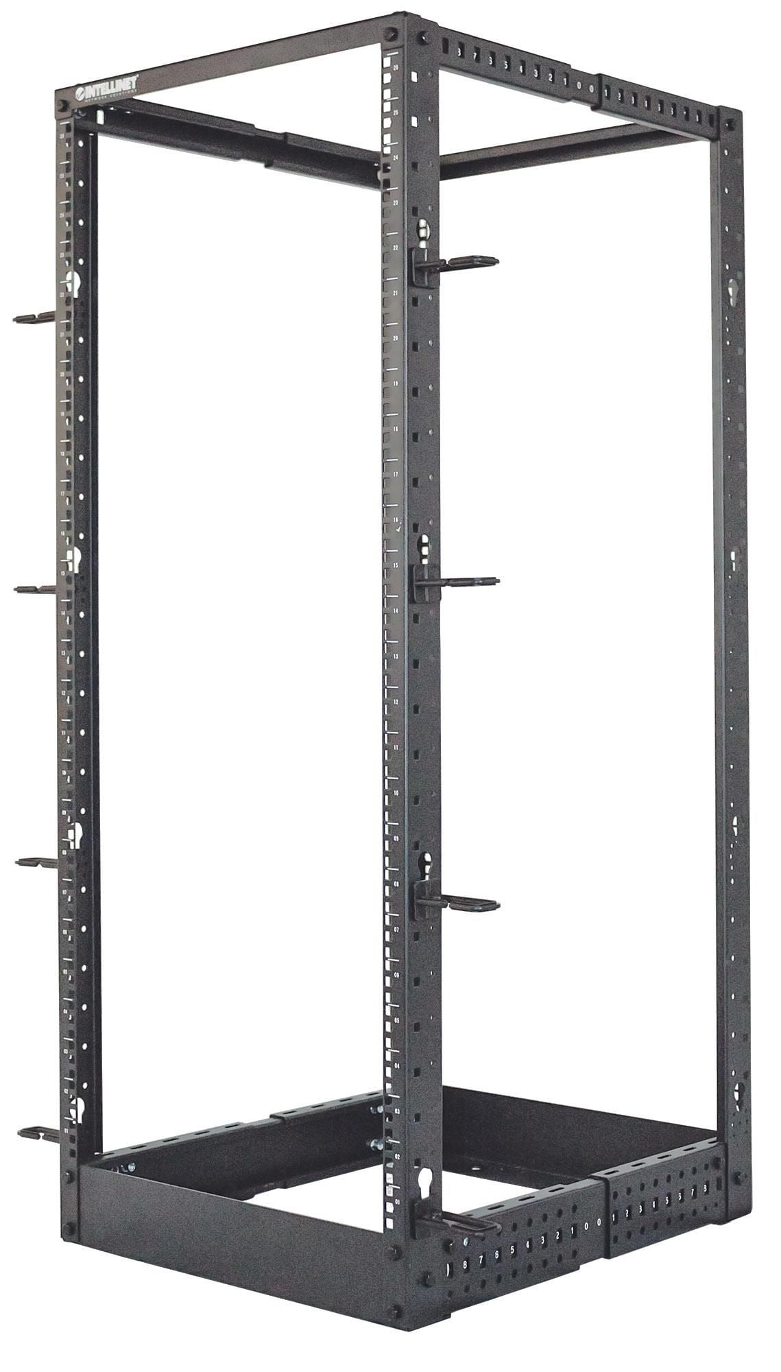 Open Frame Rack 19" 4 Montanti 26U con profondità regolabile INTELLINET