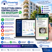 PowerNet IoT - Telelettura idrica centralizzata via WhatsApp per amministratori di condominio